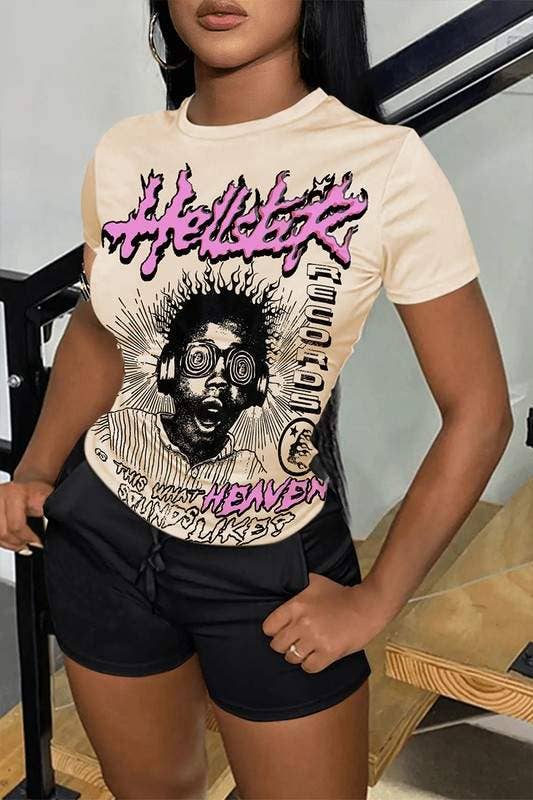 Graphic short sleeve t shirt